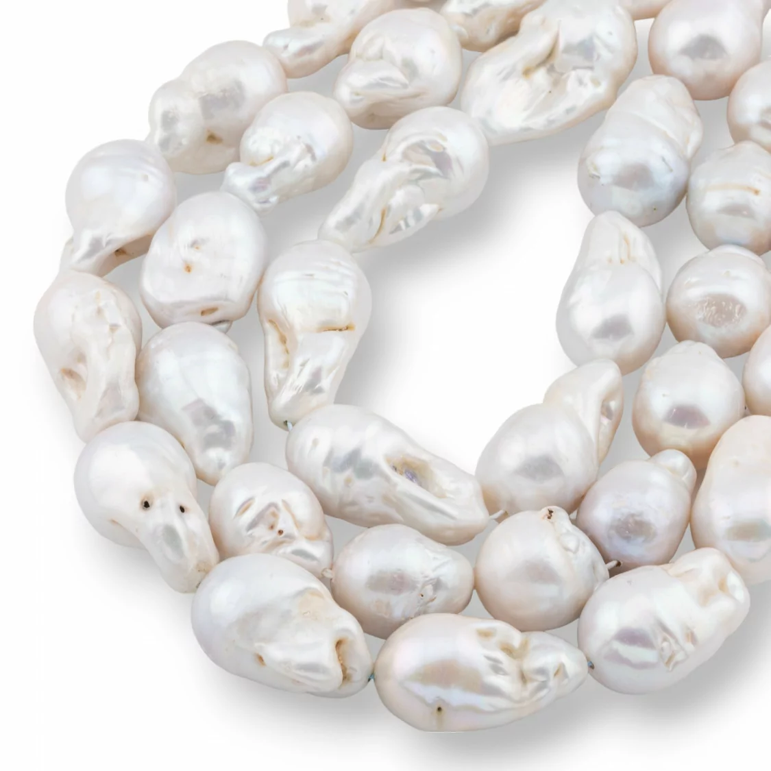 Perle Di Fiume Barocche A Goccia (NWE) 90-100gr Bianco-PERLE BAROCCHE | Worldofjewel.com