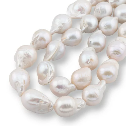 Baroque Teardrop River Pearls (NLQ) 120-130gr Λευκό