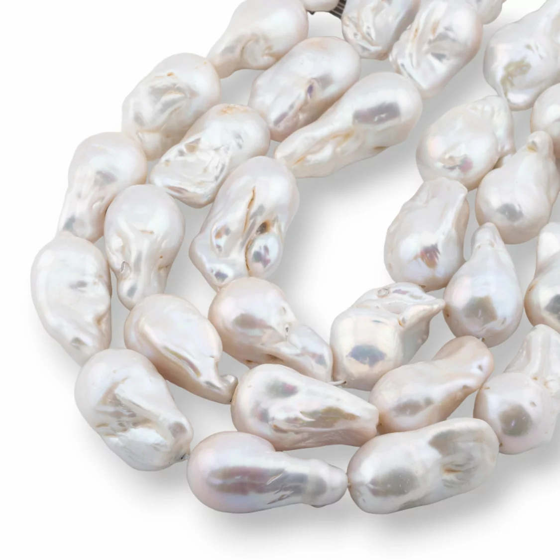 Perle Di Fiume Barocche A Goccia (NLQ) 85-90gr Bianco-PERLE BAROCCHE | Worldofjewel.com