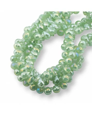 Perline Di Cristalli Gocce Briolette Sfaccettate 10x8mm Verde-CRISTALLI A FILO | Worldofjewel.com