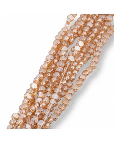 Perline Di Cristalli Tondo Piatto Sfaccettate 6mm Champagne-CRISTALLI A FILO | Worldofjewel.com