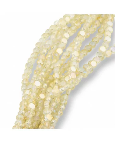 Perline Di Cristalli Tondo Piatto Sfaccettate 6mm Giallo-CRISTALLI A FILO | Worldofjewel.com