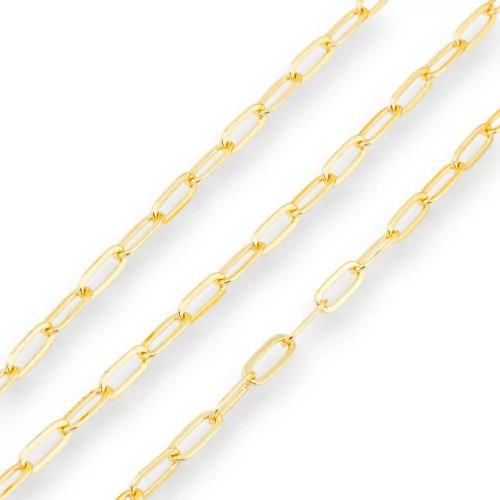 Brass Chain By The Meter 4x11mm 210BD 1 Meter Gold