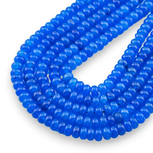 Jade Economic Line Smooth Washers 8x5mm Blue