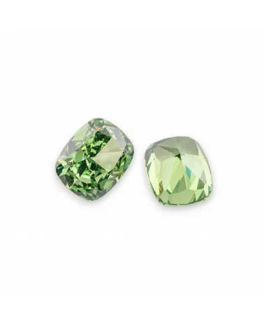 Gemma Corindone Sintetico Created Corundum Taglio A Cuscino 8x10mm 2pz Olivine-PIETRE DA CASTONE E ZIRCONI | Worldofjewel.com