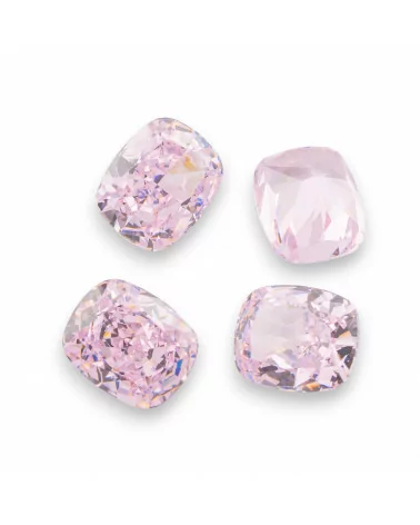 Gemma Corindone Sintetico Created Corundum Taglio A Cuscino 8x10mm 4pz Pink-PIETRE DA CASTONE E ZIRCONI | Worldofjewel.com