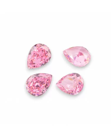 Gemma Corindone Sintetico Created Corundum Taglio A Goccia 7x9mm 4pz Pink Sapphire-PIETRE DA CASTONE E ZIRCONI | Worldofjewel.com