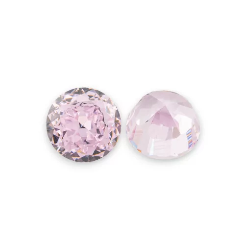 Corindon Synthétique Pierre Précieuse Créée Corindon Taille Brillant 8mm 4pcs L Rose