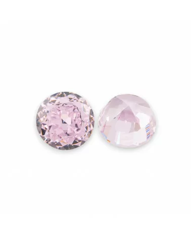 Gemma Corindone Sintetico Created Corundum Taglio Brillante 8mm 4pz L Pink-PIETRE DA CASTONE E ZIRCONI | Worldofjewel.com