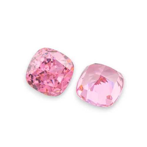 Gem Synthetic Corundum Created Corundum Cushion Cut Antique 10mm 4pcs Pink