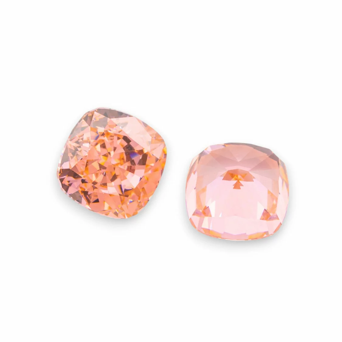 Gemma Corindone Sintetico Created Corundum Taglio Cuscino Antico 10mm 4pz Warm Pink-PIETRE DA CASTONE E ZIRCONI | Worldofjewel.com