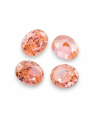 Gemma Corindone Sintetico Created Corundum Taglio Ovale 8x10mm 4pz Warm Pink-PIETRE DA CASTONE E ZIRCONI | Worldofjewel.com