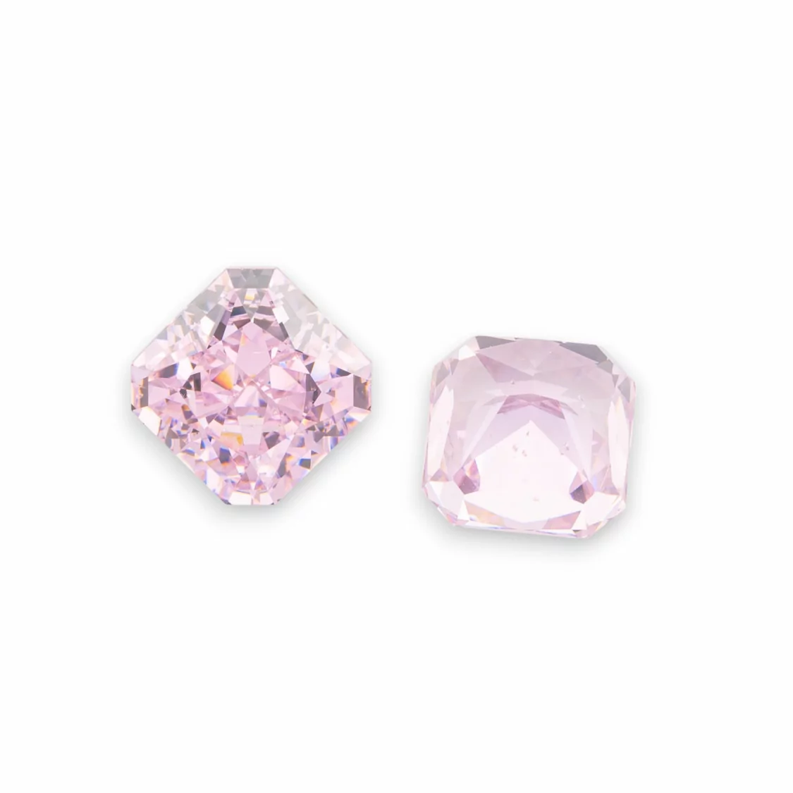 Gemma Corindone Sintetico Created Corundum Taglio Quadrato 10mm 4pz Pink Sapphire-PIETRE DA CASTONE E ZIRCONI | Worldofjewel.com