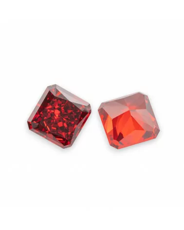 Gemma Corindone Sintetico Created Corundum Taglio Quadrato 10mm 4pz Ruby-PIETRE DA CASTONE E ZIRCONI | Worldofjewel.com