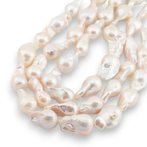 Baroque Teardrop River Pearls (NBQ) 65-70gr Λευκό