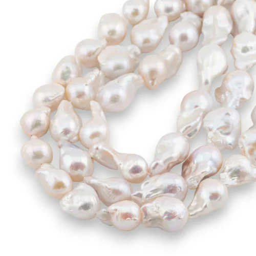 Baroque Drop River Pearls (NBQ) 80-85gr White