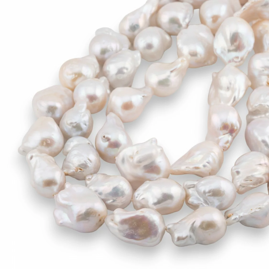 Perle Di Fiume Barocche A Goccia (NLQ) 100-110gr Bianco-PERLE BAROCCHE | Worldofjewel.com