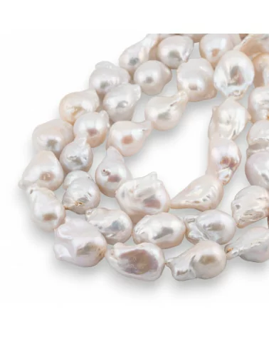 Perle Di Fiume Barocche A Goccia (NLQ) 100-110gr Bianco-PERLE BAROCCHE | Worldofjewel.com