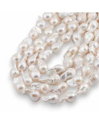 Perle Di Fiume Barocche A Goccia (YWP) 55-60gr Bianco-PERLE BAROCCHE | Worldofjewel.com