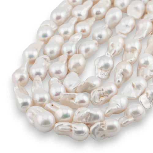 Baroque Drop River Pearls (YWP) 70-75gr White