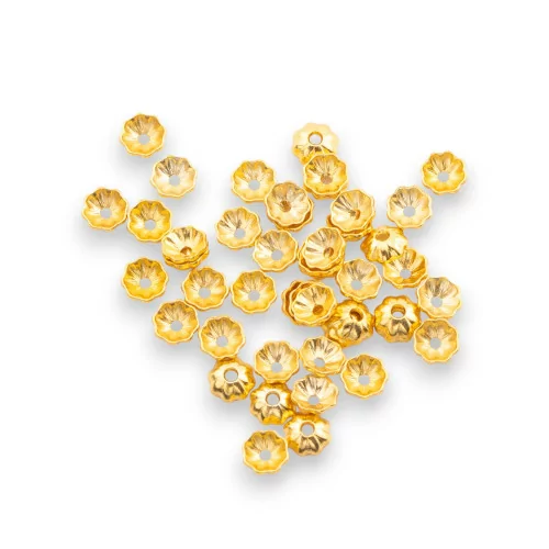 925 Silberbecher Blume 4mm 5gr Golden