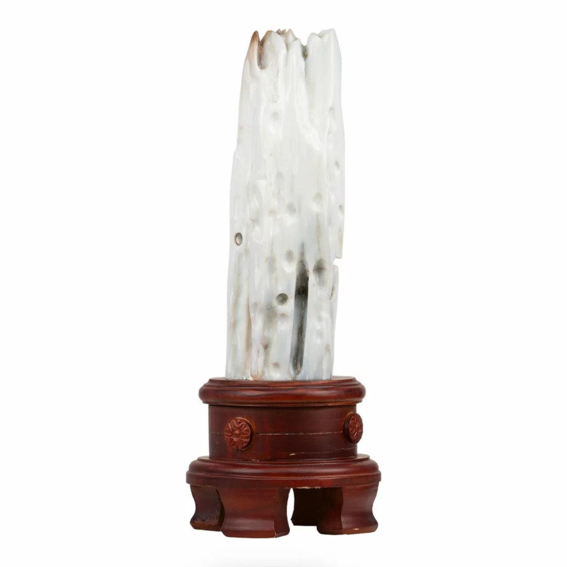 Statua - Legno Fossile Con Base In Legno Altezza 51cm COD 81254-LEGNO FOSSILE | Worldofjewel.com