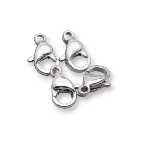 316 Steel Carabiner Closure With 9mm Ring 100pcs