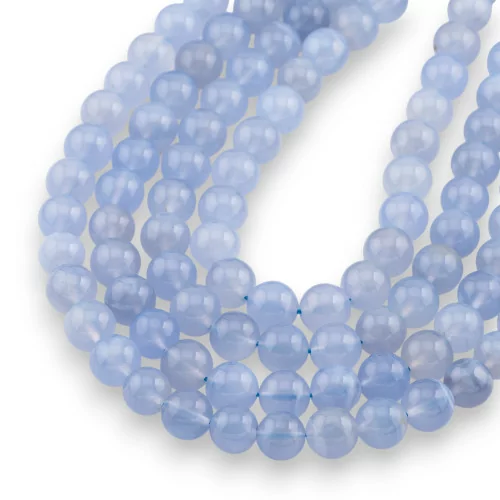 Smooth Round Chalcedony (NEG) 13mm