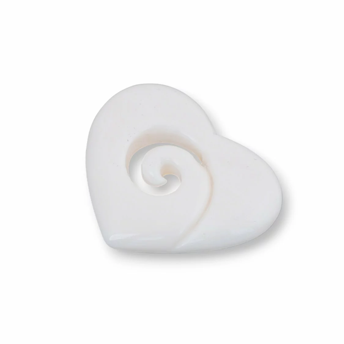 Componente di Osso Cuore Forato 37x30mm 1pz-COMPONENTI DI OSSO | Worldofjewel.com