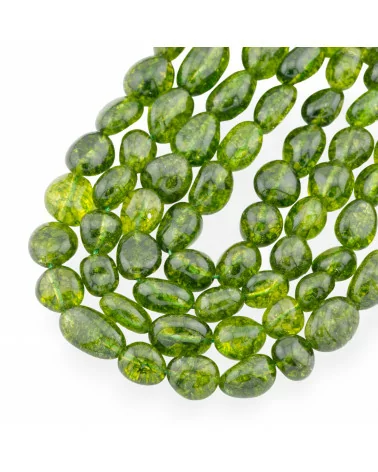 Cristallo Di Rocca Peridot Sasso Burattato 8-10mm-QUARZO TORMALINATO | Worldofjewel.com