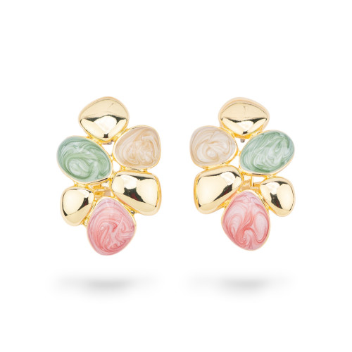 Enamelled Bijoux Earrings Isabella Collection 1 Pair