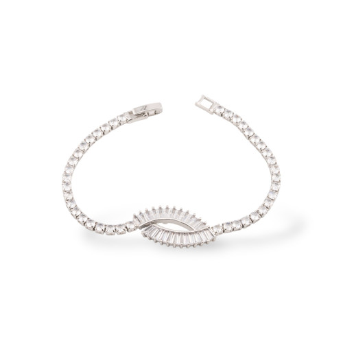 Bracelets Bronze Collection Clara 1pc Plaqué Rhodium