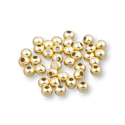 Spacer Balls 925 Silver Crushers 2mm 5gr 220pcs approx. Gold