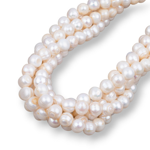 Potato River Pearls 9.0-10.0mm White