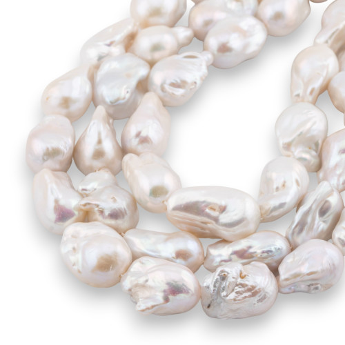 Baroque Teardrop River Pearls (NBQ) 100-110gr Λευκό