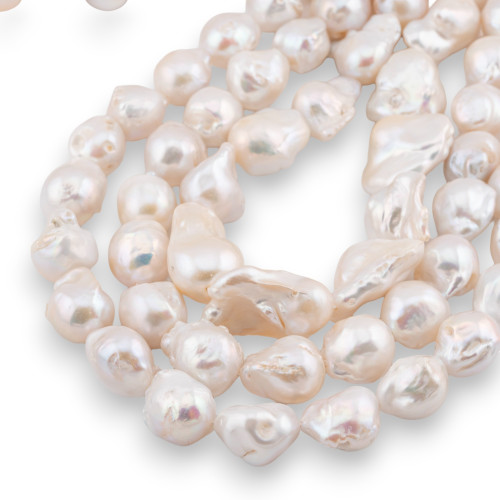 Baroque Teardrop River Pearls (YNT) 90-100gr Λευκό