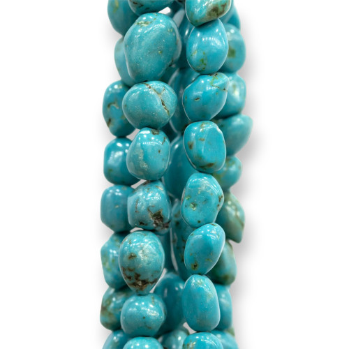 Πέτρα Aulite Turquoise Tumbled Stone 6x8mm