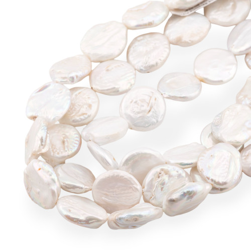 Flat Baroque River Pearls (REE) Λευκό 60-65γρ