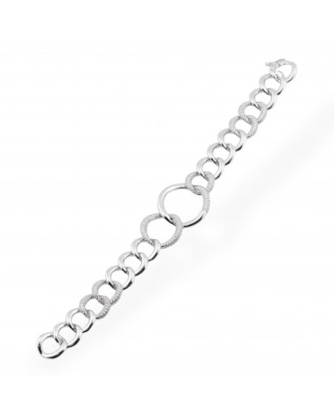 Bracciale In Argento 925 Con Zirconi Pave' 1pz-BRACCIALI DI ARGENTO 925 | Worldofjewel.com