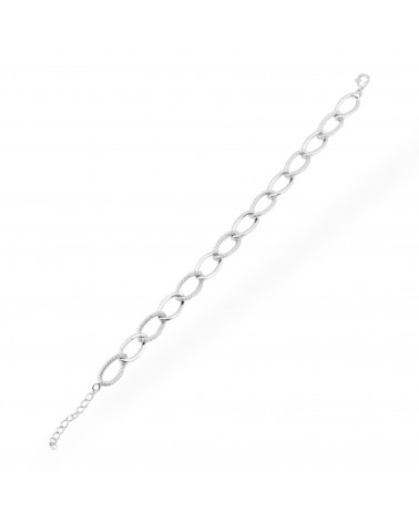 Bracciale In Argento 925 Con Zirconi Pave' 1pz-ARGENTO 925 | Worldofjewel.com