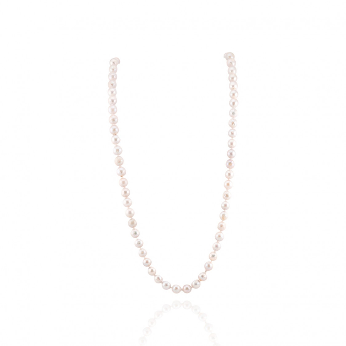 Collana Charlestone Di Perle Di Fiume Barocche 90cm-COLLANE DI ARGENTO 925 | Worldofjewel.com