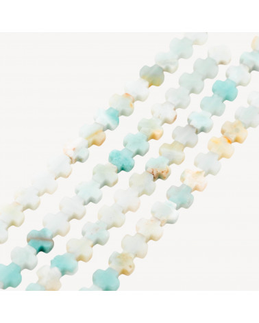 Amazonite Multicolor Croce 8mm-AMAZONITE MULTICOLOR | Worldofjewel.com