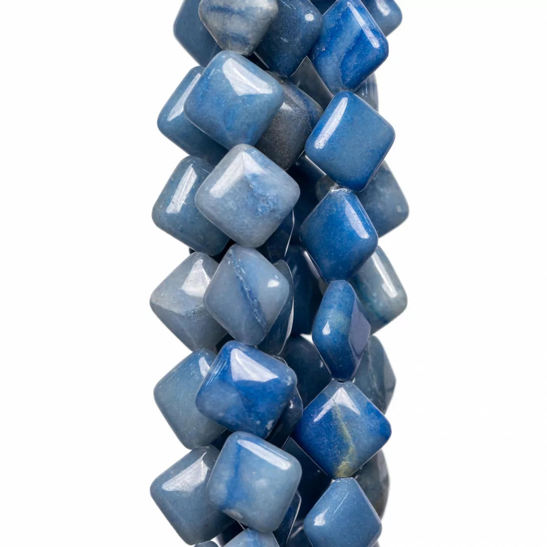 Avventurina Blu Rombo Piatto 16mm-AVVENTURINA BLU | Worldofjewel.com