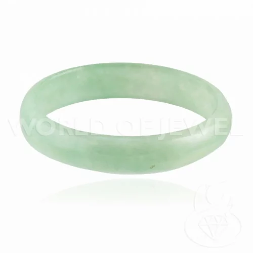 Bracciale Di Giada Rigido Altezza 13mm