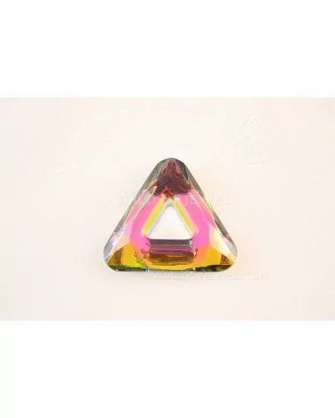 Componente Di Cristallo Triangolo 27mm 12pz - Arcobaleno-CRISTALLI FORME | Worldofjewel.com