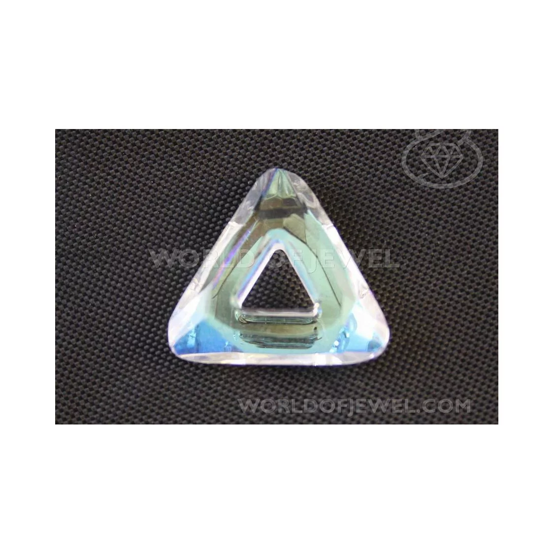 Componente Di Cristallo Triangolo 27mm 12pz - Boreale-CRISTALLI FORME | Worldofjewel.com