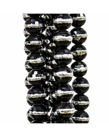 Cristalli Sfaccettati Bicolore 10mm Nero-CRISTALLI A FILO | Worldofjewel.com